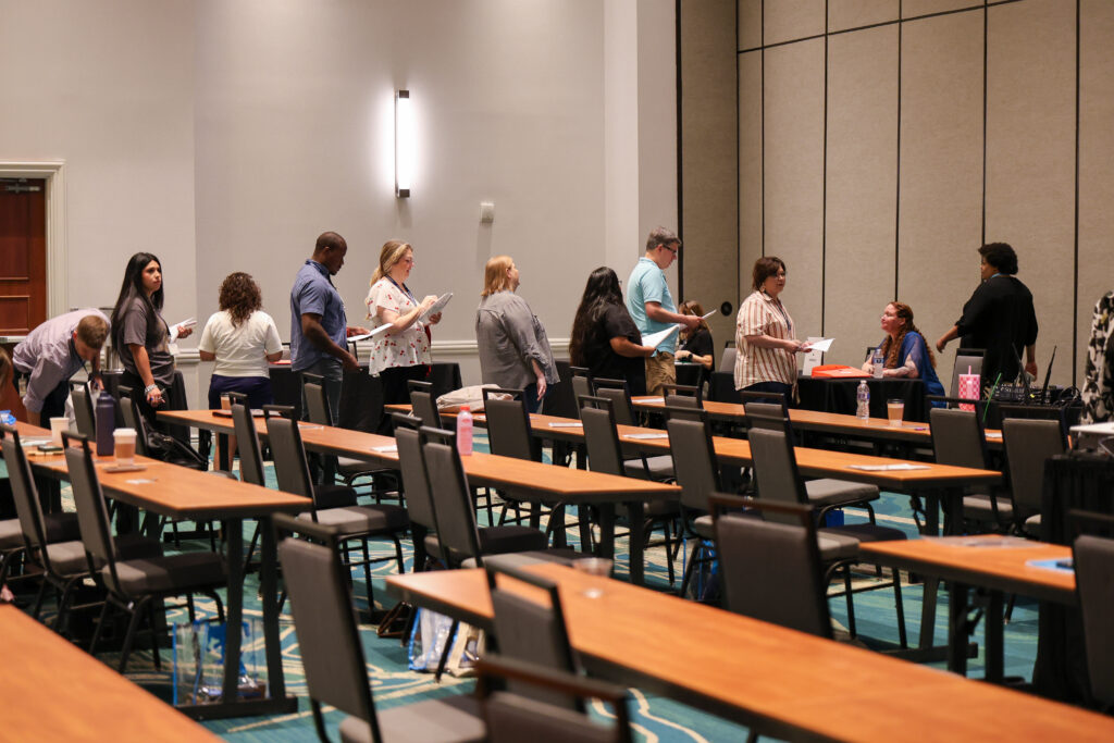 Reentry Simulation at The Summit conference.